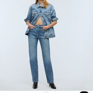 EUC Madewell 90s straight jeans
